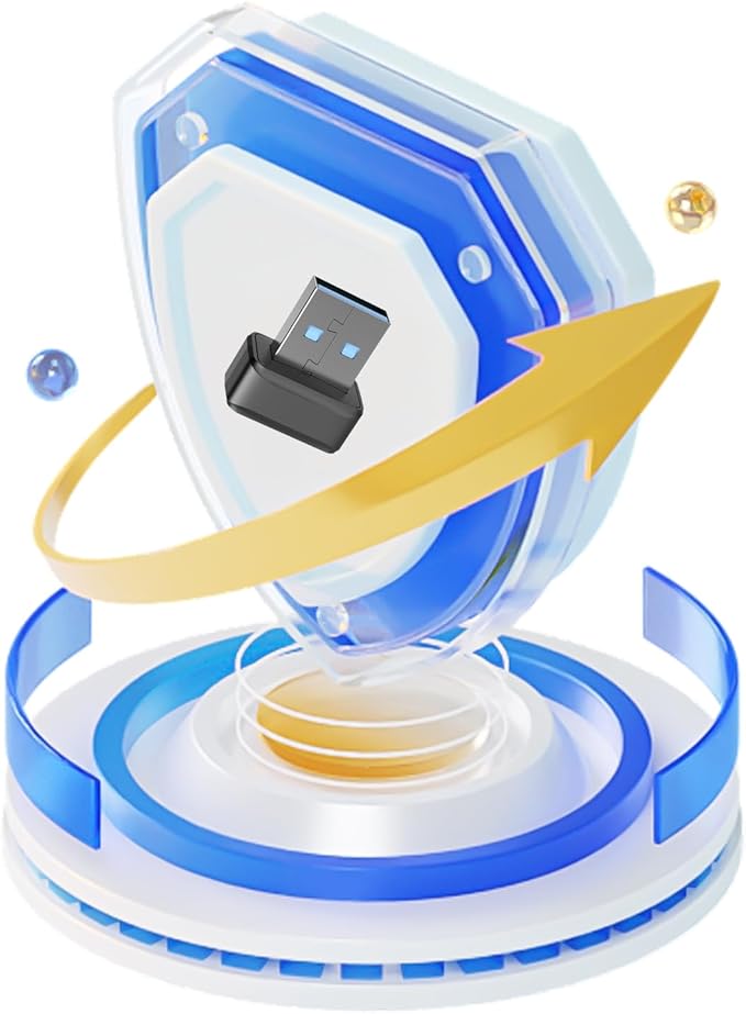 USB Fingerprint Reader Mini Fingerprint Scanner Recorder Quickly Recognizes Biometric Information for Windows 10/11 Hello System