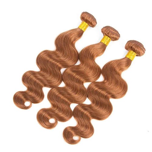#30 Brown Bundles Human Hair Body Wave Bundles 34 34 34 Inch Brown Body Wave Bundle Unprocessed Brazilian Virgin Weave Hair 3 Bundle 50 Gram Per Bundle