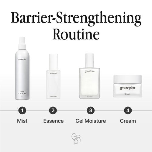 Groundplan Silver Shield Mist - Facial Barrier Toner Spray, 80% Witch Hazel Water, Centella Asiatica for Skin Barrier Repair, Recovery Calming Mist for Sensitive Skin, Korean Skin Care (11.16 fl oz)