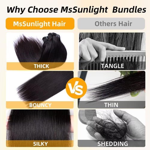15A RAW Virgin Human Hair Bundle 100% Unprocessed Brazilian Straight Human Hair Extensions Weave Bundles NO.1 Quality One Direction Cuticles Raw Hair Extension Can Be Dyed Bleached Thick Ends 24 Inch