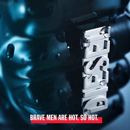 DIESEL Only The Brave - Eau de Parfum Cologne for Men - Woody Leathery - With Notes of Mandarin, Clary Sage & Warm Suede Leather 1.7 Fl.Oz.