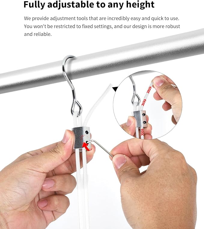 BaiNong Adjustable Closet Hanging Rod Heavy Duty 40'' Silver (Silver, 40 Inch)