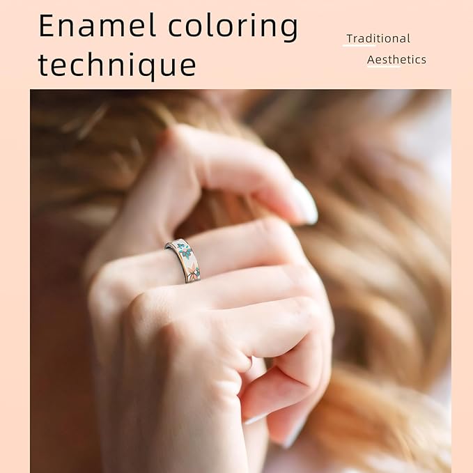 Yihou Smart Ring for Women Health Ring Fitness Ring with Enamel Fitness Tracker with Heart Rate Monitoring Sleep Monitor Distance Pedometer Calorie No Subscription Fee for Android iOS 10#