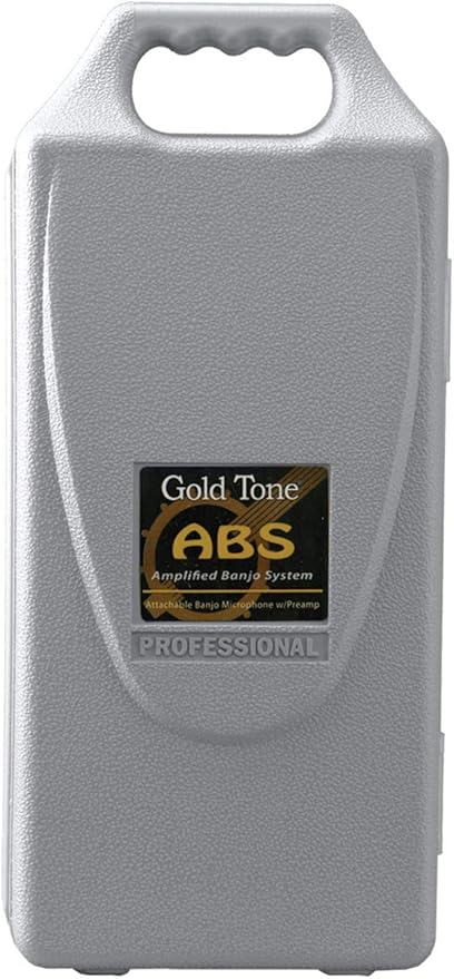 Gold Tone ABS-D Banjo-Resonator Guitar Mic (Dynamic) - Gooseneck Microphone with Adjustable Bracket - Includes Pre-amp