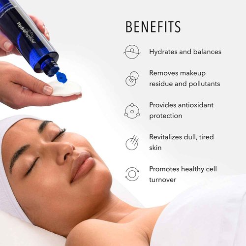 HydroPeptide Pre-Treatment Toner and Exfoliating Cleanser Anti-Wrinkle Bundle, (6.76 Ounce Each)