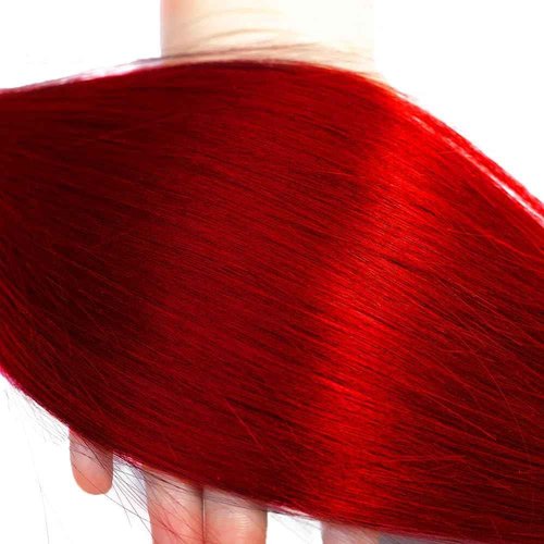 Condescension Brazilian Red Human Hair Bundles 24 26 28 Inch Straight 3 Bundles Human Hair 100% Unprocessed Remy Brazilian Virgin Weave Hair Red for Women