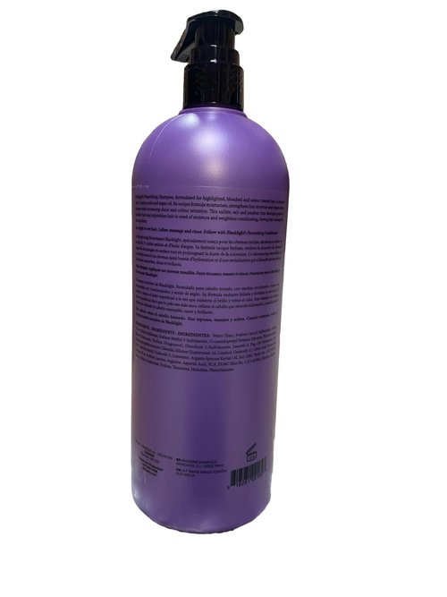 Oligo Professionnel - Blacklight Nourishing Shampoo - Sulfate free shampoo for blondes - Vegan - For Color Treated Hair - Hydrating formula with Argan oil - 32 oz