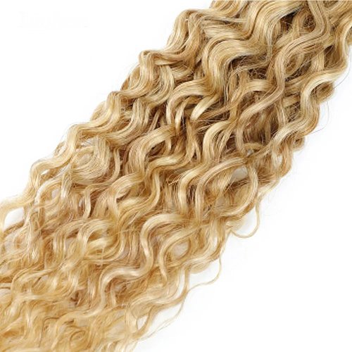 26 28 30 Inch #27 Bundles Human Hair Blonde Water Wave Bundle P27/613 Human Hair Bundles 613 Blonde Wet and Wavy Bundle