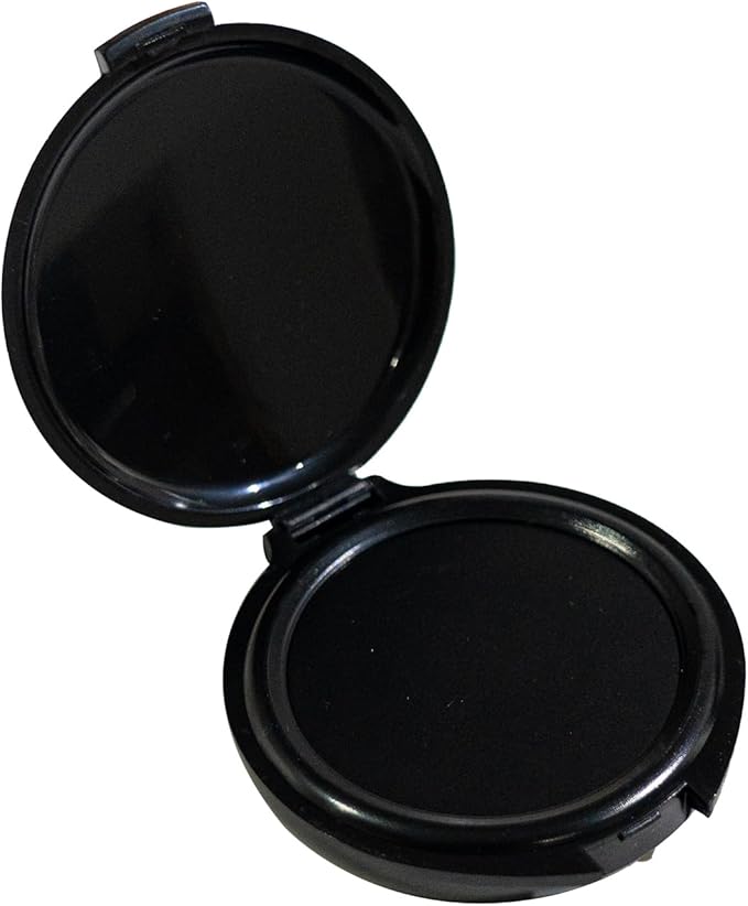 Inkless Fingerprint Ink Pad 6 Pcs, Quick-Drying & Portable, for Office Notary Supplies, Identification Security ID & Law Enforcement Fingerprint Cards Stamp Pad (Black