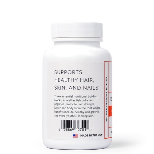 Elon R3 Extra Strength for Hair Growth - Supplements for Women to Grow Thicker, Fuller Hair, Advanced Formula with 5000 mcg Biotin Per Serving and Collagen, 60 Count (Pack of 2)