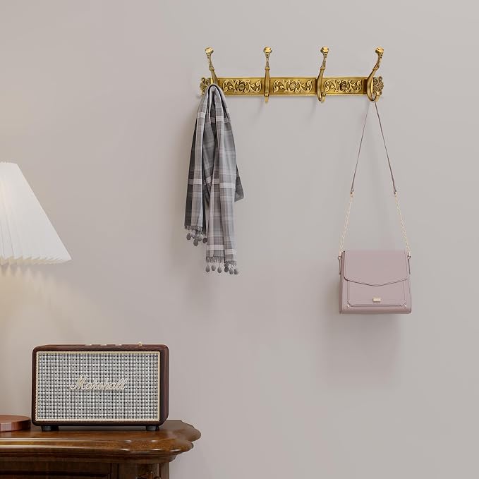 Coat Rack Wall Mount,Vintage Wall Hooks Coat Hooks Antique Towel Racks for Bathroom Entryway Wall Mounted CoatRack Clothes Heavy Duty