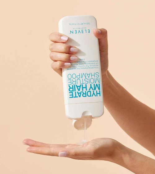 ELEVEN AUSTRALIA Hydrate My Hair Shampoo for Women & Men - Moisturizing, Color-Safe, Anti-Frizz, Nourishing Formula for Dry, Damaged Hair, Protects Against Heat & Environmental Damage - 32.5 fl oz