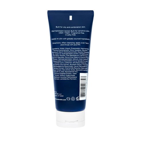 ATWATER Oil Regulator Men's Face Moisturizer, Oil Control Complex with Salicylic Acid and Niacinamide, Lightweight Unscented Formula for Oily Skin - 3.4 oz (2-Pack)