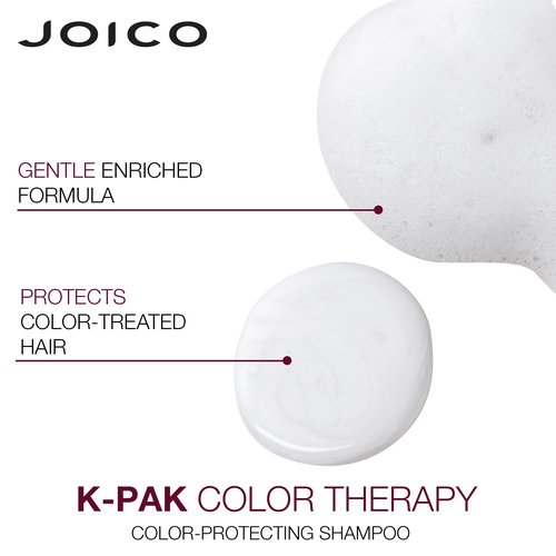 Joico K-PAK Color Therapy Color-Protecting Shampoo and Conditioner | For Color-Treated Hair | Boost Shine | Improve Elasticity | Repair Breakage | Rebuild Damaged Hair | With Keratin & Argan Oil