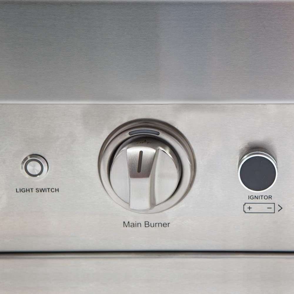 Turbo Elite 38-inch 4-Burner Built-In BBQ Gas Grill - Propane