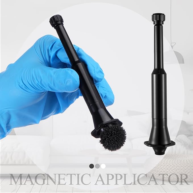 5 Pcs Professional Magnetic Fingerprint Brush Easily Apply Basic Latent Magnetic Fingerprint Featuring a Spring-Loaded Handle