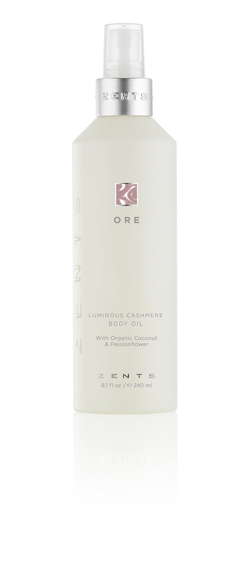 Zents Age-Defying Probiotic Lotion & Cashmere Body Oil Set (Ore Fragrance) | Moisturizing Lotion with Hyaluronic Acid & Organic Shea Butter | With Vitamin E & Coconut Oil | 6.4 fl oz & 8 fl oz