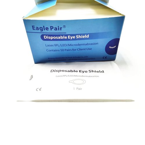 50 Pairs for Eyebrow Beauty Client Use Laser IPL LED Disposable Eye Patch 190-11000nm OD7+ Eye Patches Shield Pads Protective Pads