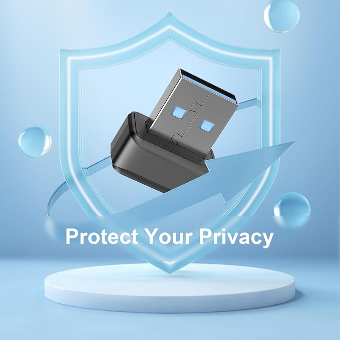 USB Fingerprint Reader Mini Fingerprint Scanner Recorder Quickly Recognizes Biometric Information for Windows 10/11 Hello System