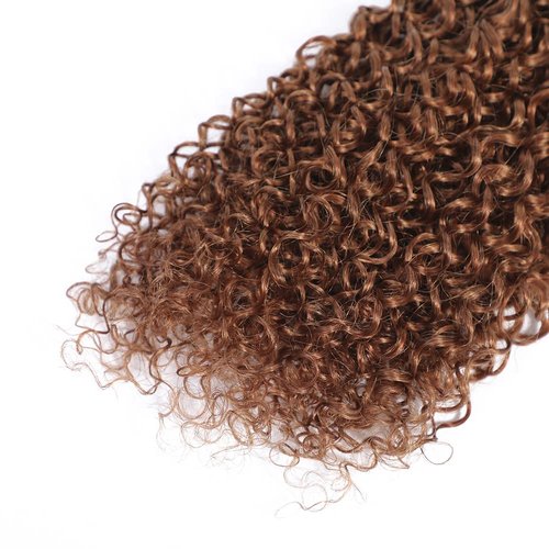 Light Brown Bundles Color #30 Water Wave Bundles 20 22 24 Inch Peruvian Virgin Remy Hair Extensions Niegmeag Light Brown Wet and Wavy Bundle
