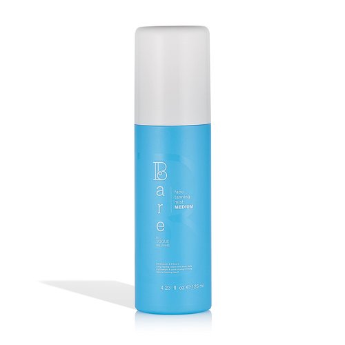 Bare by Vogue Self Tan Face Mist Spray - Medium, Fake Tan for Natural Glow on Face & Body, 125ml