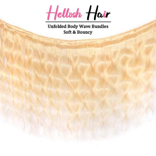 613 Bundles Blonde Bundles Human Hair 28 Inch 613 Body Wave bundles 100% Unprocessed 12A Grade Brazilian Virgin Hair Bundles 1 Bundle Human Hair 613 Blonde Bundle