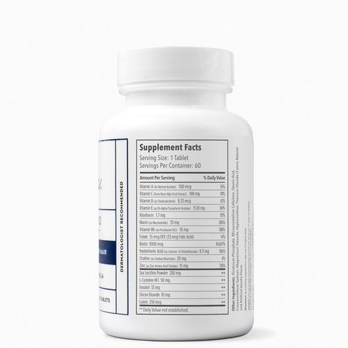 Elon Matrix 5000 Complete Multivitamin — Skin, Hair and Nail Growth Vitamins — Healthy Hair Growth Vitamins for Women & Men — 5000Mcg Biotin Supplement, Pack of 2 (120 Day Supply)