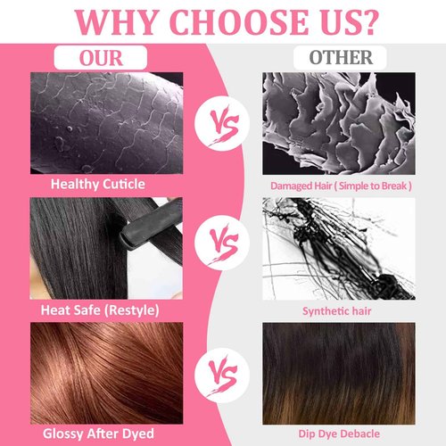 Clip in Hair Extensions Real Human Hair, Seamless Balayage Human hair Clip ins Extensions for Women Invisible Straight 8Pcs Double Weft Dark Brown Highlight Chestnut Brown 20inch 105g