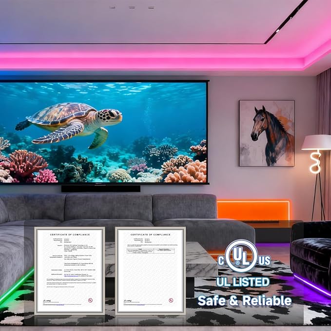 BTF-LIGHTING SK6812(Similar WS2812B) UL Listed RGBW RGB+Cool White(6000K) Individually Addressable DC12V 16.4FT 60LED/m 4 Colors in 1 Light Dream LED Strip IP30 White PCB(No Adapter or Controller)