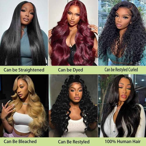 Human Hair Bundles 12A Body Wave 100% Unprocessed Brazilian Virgin Hair Extensions 4 Bundles Human Hair 16 18 20 22 Inch Natural Black Bundles Human Hair Weave for Women