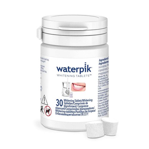 Waterpik Aquarius Water Flosser with 10 Settings, 7 Tips, ADA Accepted Plus 30 Count Fresh Mint Whitening Refill Tablets for Water Flossers