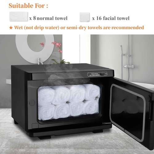 Towel Warmer, 8L Facial & Spa Towel Warmer Auto Reheat, Hot Towel Warmer Cabinet for Estheticians, Professional Towel Warmer for Salon, Spa, Massage