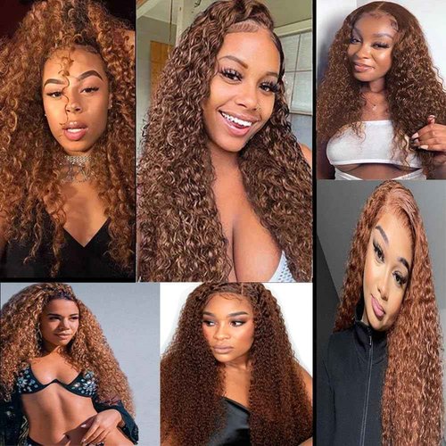 Condescension Human Hair Bundles 22 24 26 Inch Blonde Light Brown Jerry Curly Bundles Human Hair Unprocessed Brazilian Virgin Quick Weave Hair for Black Women