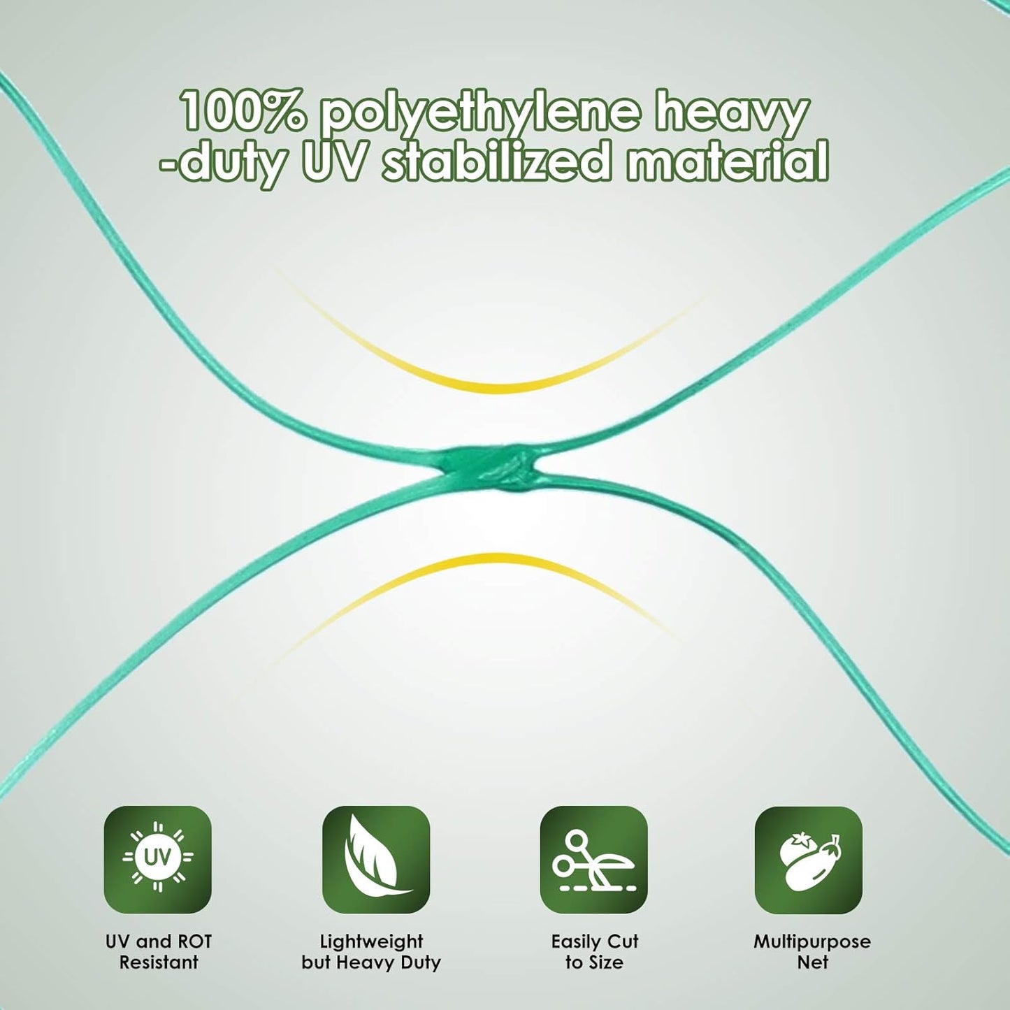 Ruolan Bird Netting for Garden Protect Vegetable Plants and Fruit Trees13X20Ft,Plastic Trellis Netting for Birds, Deer,Squirrels and Other Animals