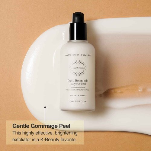 Korean Skin Care Beauty, Exfoliating & Balancing Treatment Perfect Pair Bundle - Phyto Gel 30ml + Enzyme Peel 75ml