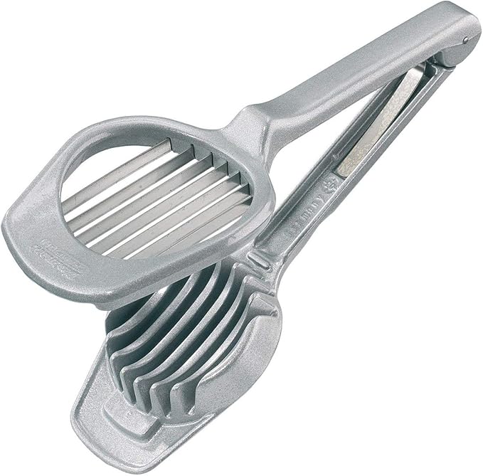 Westmark Mushroom & Egg Slicer – Heavy-Duty Aluminum Cutter with 7 Stainless Steel Blades for Even Slices, Multi-Purpose Food Slicer for Mushrooms, Eggs, Strawberries & Kiwi, Kitchen Essentials