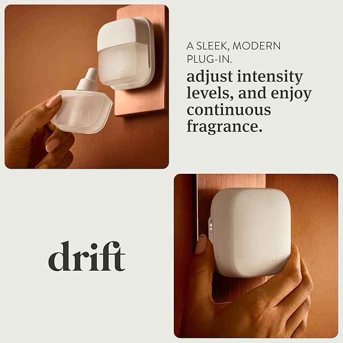 Drift Home Scent Diffuser Refills – Macadamia Swirl (2 Pack) - Long-Lasting Home Diffuser - Clean Fragrance - Non-Toxic - Pet-Safe