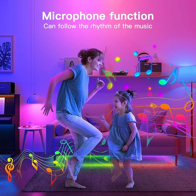 GLEDOPTO ESP32 WLED LED Strip Controller with Mic Microphone Music Dynamic Mode RGB IC DIY Lighting App Easy Wiring for WS2811 WS2812 SK6812 TM1814 WS2813 WS2815 Addressable FCOB Strip Light