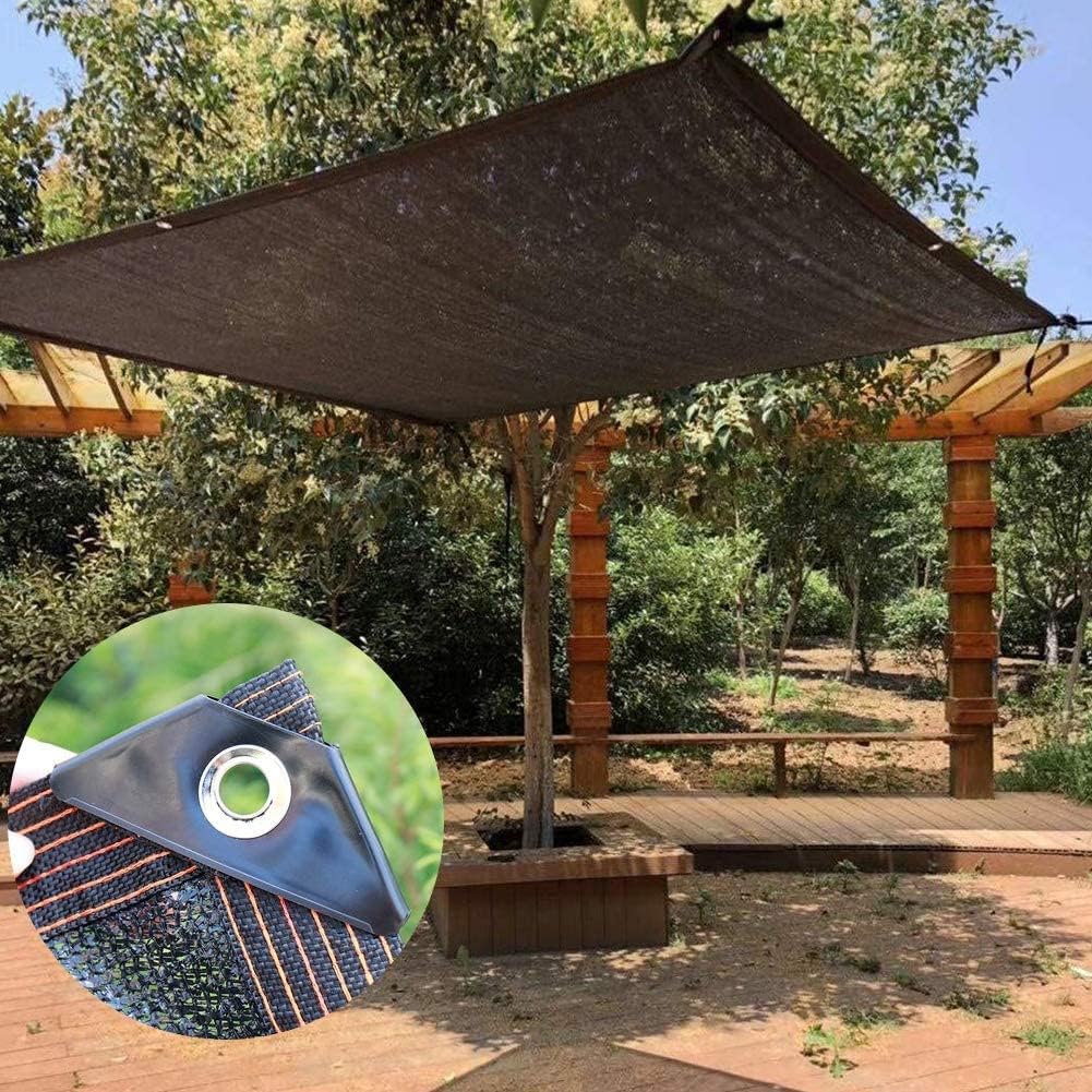 winemana 70% Black Shade Cloth, 12 x 6 FT Durable Mesh Tarp with Grommets, Resistant Garden Sun Shade Netting with Taped Edge for Plant Cover, Greenhouse, Patio, Tomatoes, Chicken Coop, Barn Kennel