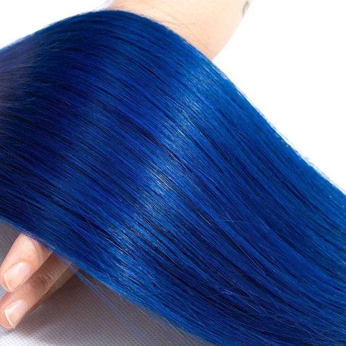 Habiliana Bundles Human Hair 26 28 30 Inch Body Wave T1B Blue Human Hair Bundles 11A Unprocessed Brazilian Virgin Quick Weave Hair Extensions for Black Women
