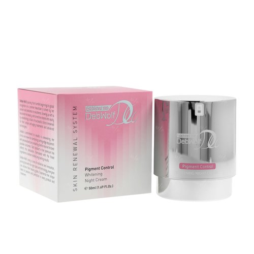 DEBIWOLF Pigment Control Night Cream – Reduces Wrinkles, Fades Dark Spots, Anti-Aging, Non-Greasy, Enriched with AHAs, Retinol & Niacinamide, Skin Whitening Cream for Face & Neck, 50ml (1.69 fl. oz)