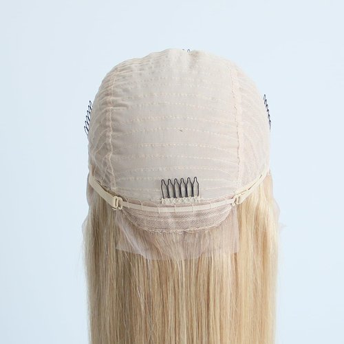 Aprilhair Pre-plucked #27 Honey Blonde 13X4 Lace Front Wigs Straight Glueless 150% Density Brazilian Virgin Human Hair (27 Frontal Wig, 10 INCH)