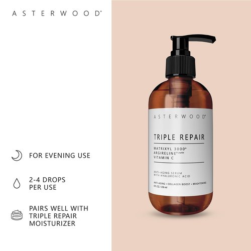 Asterwood Triple Repair Matrixyl 3000 8 oz + Matrixyl 3000 with Argireline 8 oz