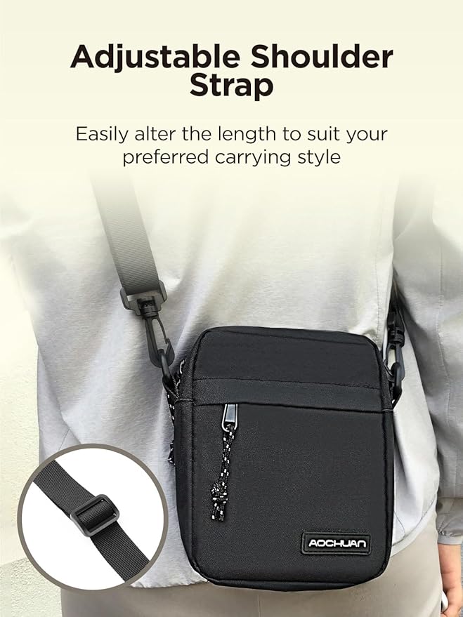 AOCHUAN 3-Axis Gimbal Stabilizer for Smartphone Smart X2 Black Kit & B10 Storage Bag & E10 Extension Rod