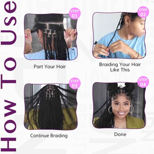 IDN BEAUTY Pre Divided Human Braiding for Boho Braids Hair Extensions, 24 Inch 100g Natrual Black Deep Wave Human Hair for Braiding Bohemian No Weft 12A Virgin Brazilian Wet and Wavy