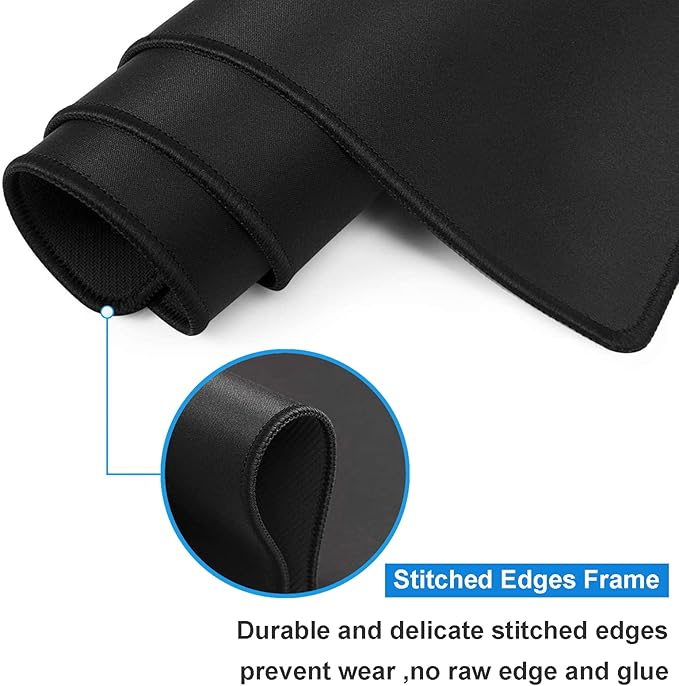 Extra Large Gaming Mouse Pad Design Desk Pad XXL,Mousepad with Non-Slip Rubber Base & Stitched Edges Mouse Mat,Portable Desk Mat for Computer Keyboard Mice Laptop and PC,31.5X15.7 inches