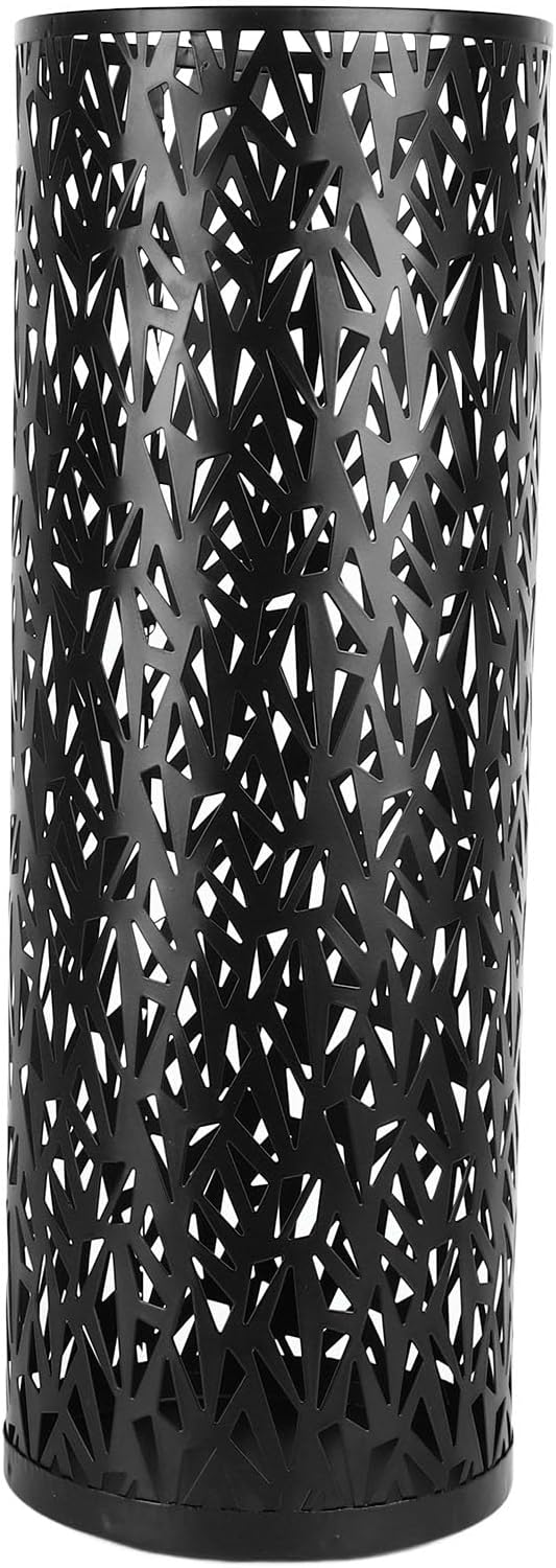 Semme Round Metal Umbrella Holder, and Watertight, Modern Design, Stable for Entryway, Office, Home Use (L)