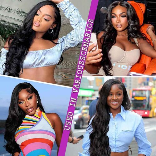 Body Wave Lace Front Wigs Human Hair 200% Density Glueless HD Transparent 13×4 Lace Frontal Wigs Human Hair Brazilian Virgin Wig for Black Women Pre Plucked