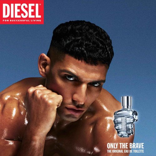 DIESEL Only The Brave - Fragrance Gift Set for Men - Includes Eau de Toilette 1.7 Fl Oz & Shower Gel 2.5 Fl Oz