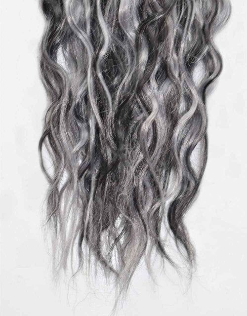 Condescension P4/Grey Human Hair Bundles 26 28 30 inch Water Wave Human Hair Bundles Highlight Chocolate Grey Unprocessed Soft Sewn In Hair with Double Weft for Black Women